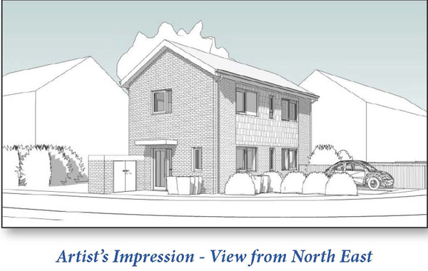 Lot: 43 - FOUR GARAGES WITH PLANNING PERMISSION FOR TWO-BEDROOM DETACHED HOUSE -
